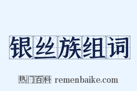 银丝族组词是什么意思的图片